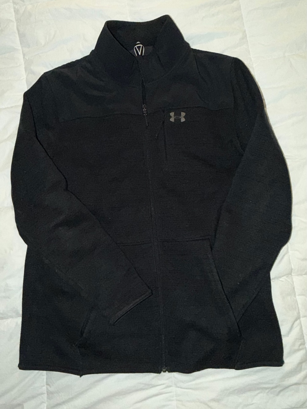 Under Armour Black Full-Zip Performance Fleece Jacket XXL